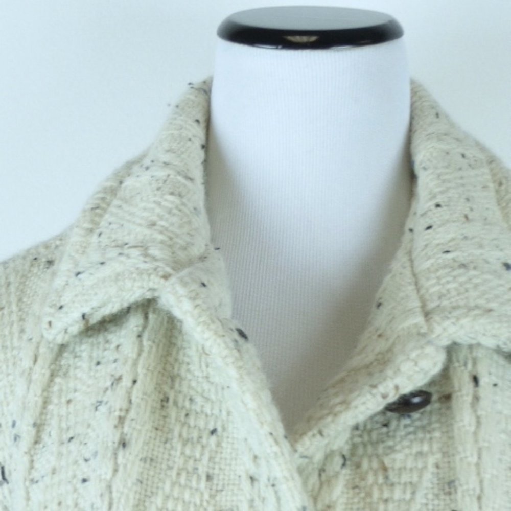 WEAVE OF THE IRISH ARAN Jacket HAND CRAFTED M - Picture 4 of 8